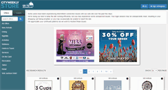 Desktop Screenshot of cwstore.cityweekly.net