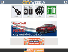 Tablet Screenshot of cityweekly.net